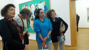 Museumbezoek met cursisten